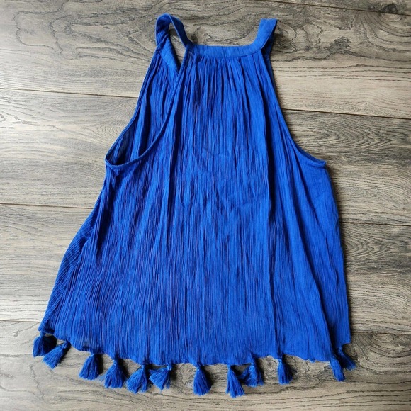 Lilly Pulitzer Blue Tassel Tank Small - Picture 3 of 5